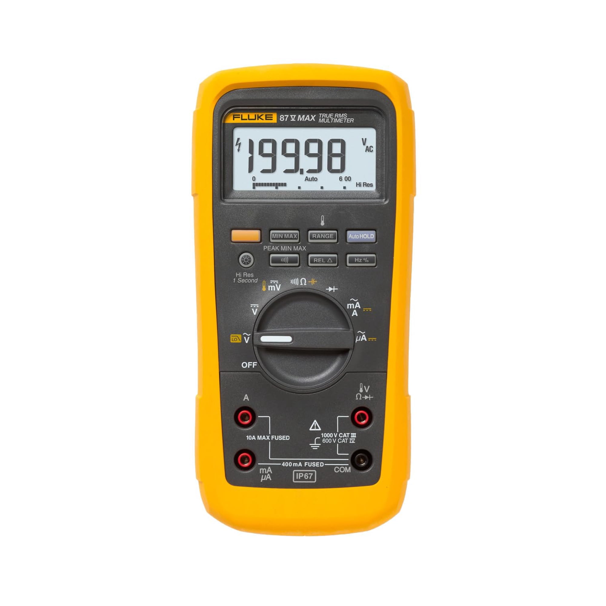 Multímetro Digital Fluke 87v Max True-rms Ip67 Con Termómetro
