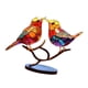 thumbnail image 4 of Adorno De Escritorio De Pájaros Escultura De Pájaros De Metal Para Mesa De Comedor De Oficina 16 Cm X 24 Cm X 8 Cm, 4 of 5