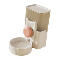 Magideal - Dispensador De Agua Automático Colgante, Bebedero Para Mascotas Con Relleno Automático, Dispensador De Agua Potable Para Perros A Prueba De Fugas, Bot Rosa