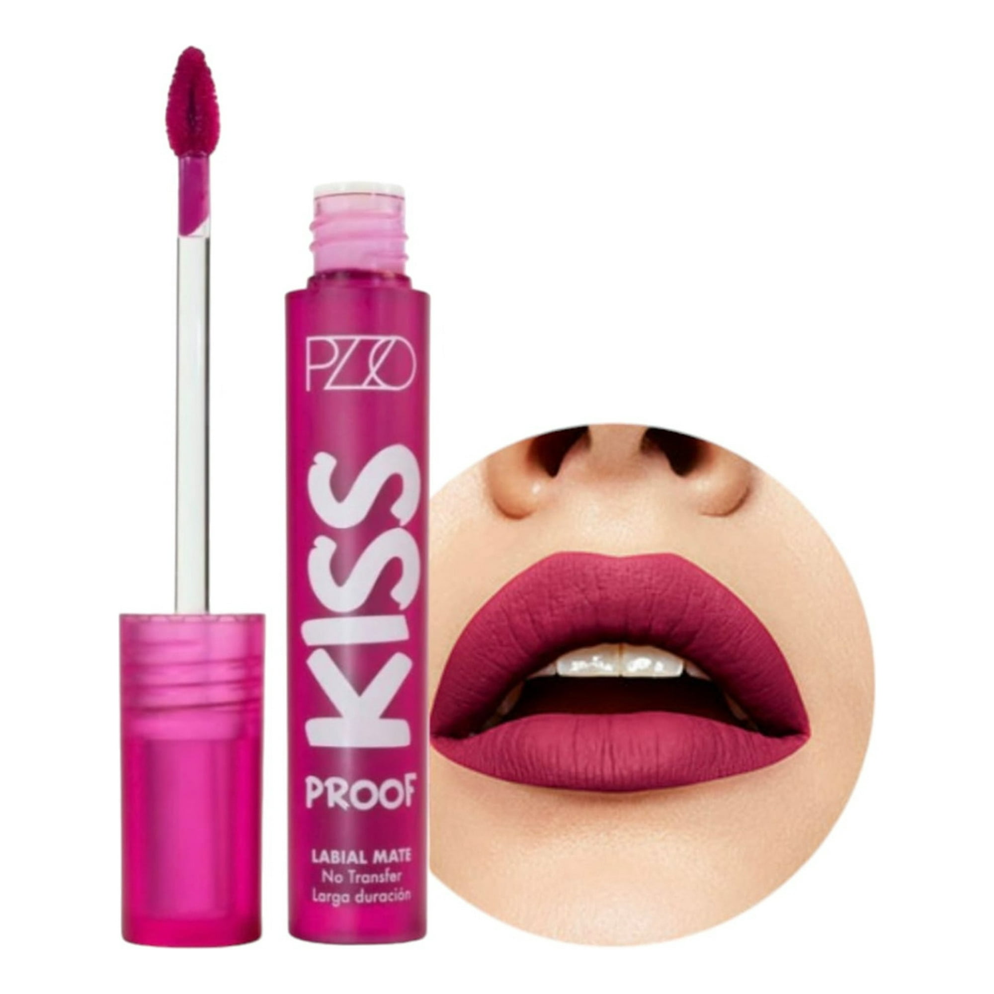 Petrizzio - Labial Liquido Mate Kiss Pink Fuchsia Color Fucsia