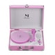 thumbnail image 2 of Tocadiscos Tornamesa Vinilo Maleta Mini Parlantes Rosado, 2 of 3