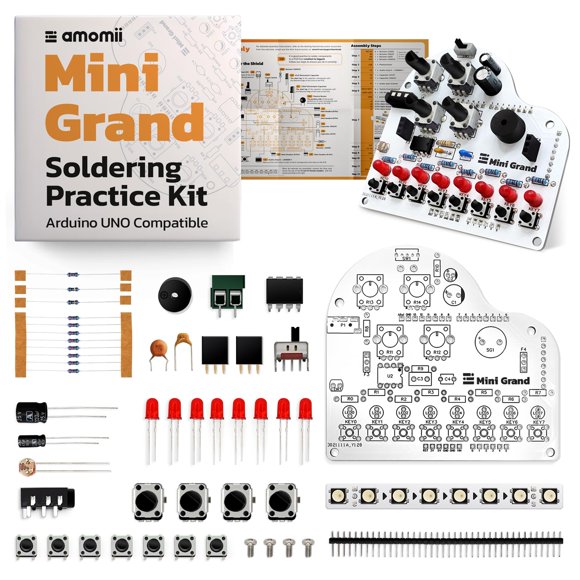 Kit de soldadura amomii Arduino UNO Music Shield
