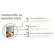 thumbnail image 5 of Olla Tramontina Grano de acero inoxidable cuerpo triple con tapa y mango 18 cm 2,2 L, 5 of 8