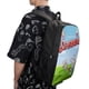 thumbnail image 5 of Superbuns-theme Backpack, Campus style schoolbag Bookbag with Adjustable Shoulder Straps And Large Zip Compartment, Unisex Travel Bags., 5 of 6