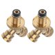 thumbnail image 1 of Adaptador De Divisor En Y De Propano De 2 Piezas 1 En 2 Salida Tipo-1 Conector Manguera Doble, 1 of 5