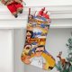 thumbnail image 2 of Hamburguesas de Bob Tema: Calcetines de Navidad, fino lino blanco para colgar en escaleras y chimenea, decoración navideña para el hogar, regalo de Navidad. 45cm × 32cm, 2 of 5