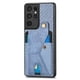 thumbnail image 2 of Funda Resistente para Samsung Galaxy S21 Ultra con Tarjetero y Soporte, Diseño Magnético Azul, 2 of 5