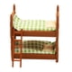 thumbnail image 1 of Casa De Muñecas Litera Exquisita Con Almohadas Colchón Lindo Modelo De Cama Doble, 1 of 5