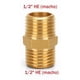 thumbnail image 2 of Conector 1/2 X 1/2 He/he Niple Adaptador Baño Cocina Ducha, 2 of 4
