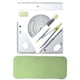 thumbnail image 1 of Juego De Geometría Matemática Con Estuche De Almacenamiento Portátil Reutilizable Para Niños Profesores Hogar Caja Cerrada Verde, 1 of 5