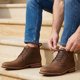 thumbnail image 2 of Botin de Cuero Casual Hombre Llaima OLKI - Café Camel marron 39, 2 of 8