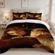 thumbnail image 1 of 3pcs Titanic Rose and Jack Print Bedding Set | 100% Polyester Soft Skin-Friendly, 1 of 1