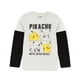 thumbnail image 1 of Camiseta Pokémon para niños, ropa de skater, color gris, de Pikachu, 11-12 años, 1 of 3