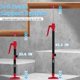 thumbnail image 2 of Barra de soporte Cabinet Jacks Leikius de acero para tercera mano, 60 — 150 cm, 60 kg, 2 of 9