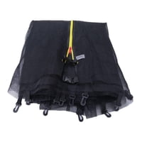 Magideal - Red Para Trampolín, Protección Envolvente, Caja Fuerte Para Interiores Y Exteriores Para Niños, Red Segura Resistente Al Desgaste Para Marcos Redondos 8 Pies 6 Postes