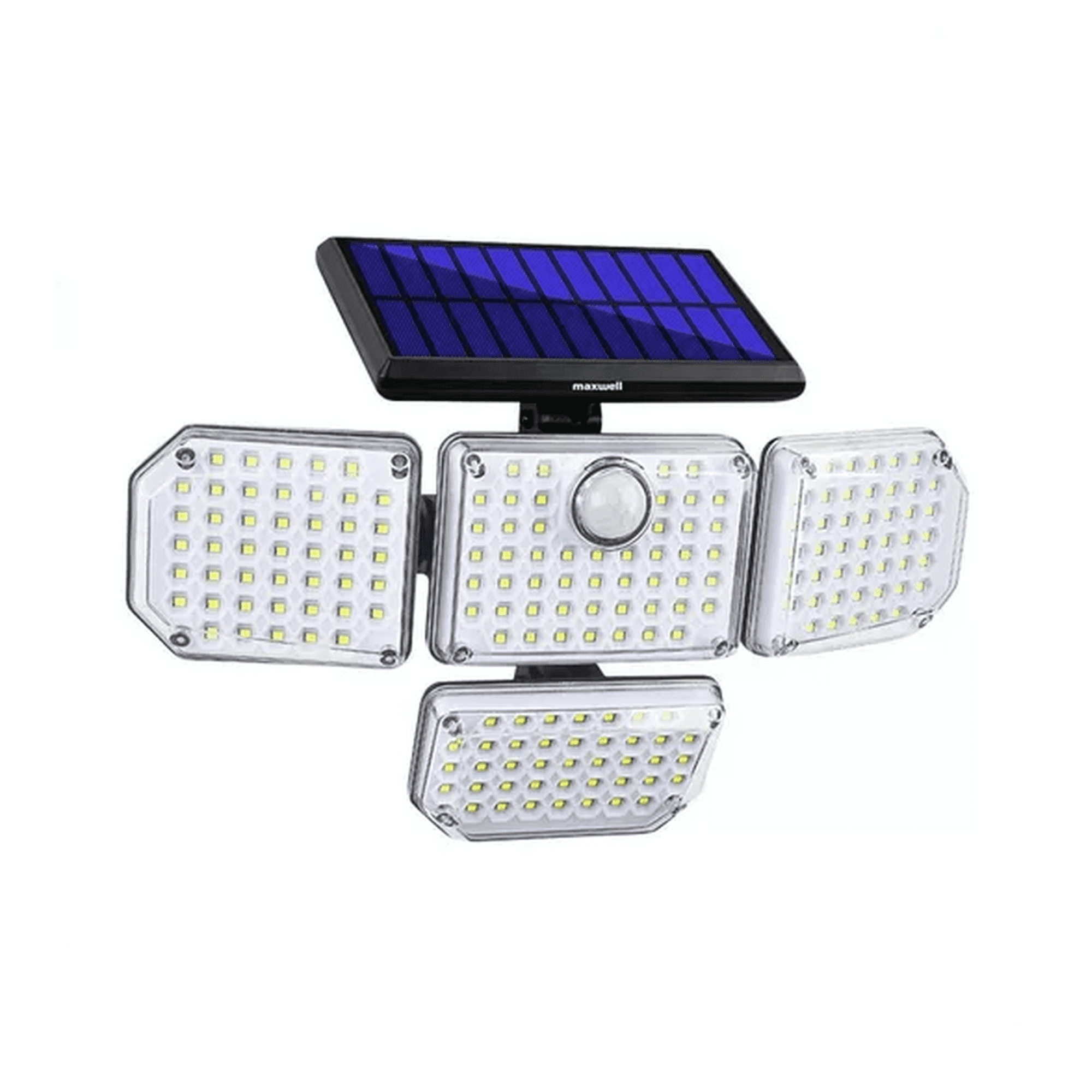 Genérico - Foco Led Solar Exterior Maxwell Sensor Movimiento 4 Direcciones Blanco