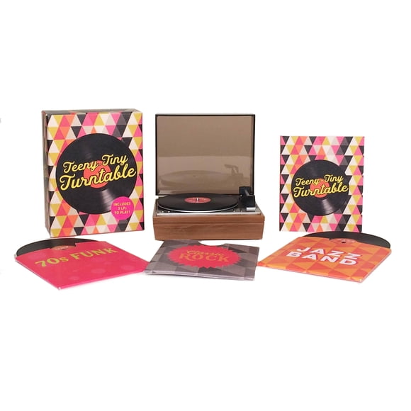 Tocadiscos Miniatura Teeny-Tiny de Running Press Mini Editions