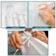 thumbnail image 3 of Falda de cama Shreem Linen Twin XL 91 cm blanca de microfibra, 3 of 9