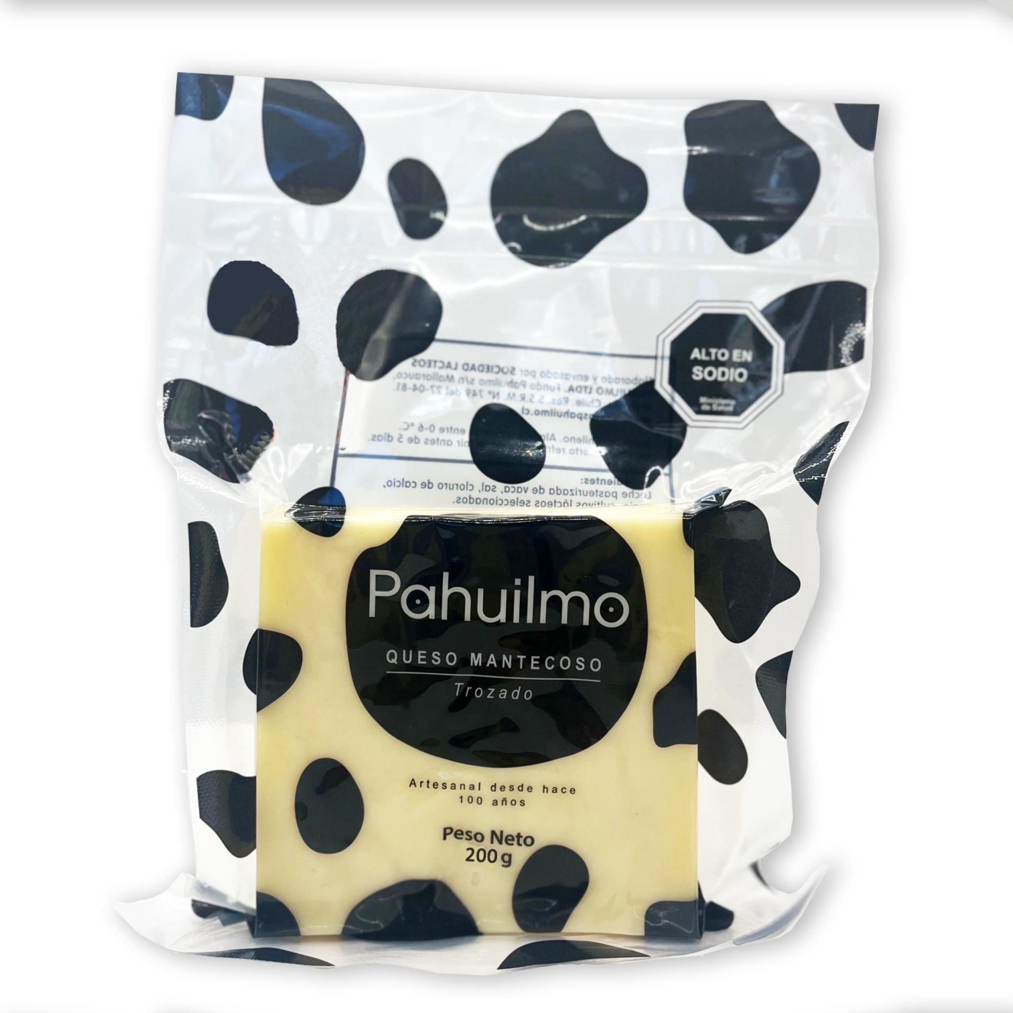 Queso Mantecoso Trozo Natural 200 g Pahuilmo
