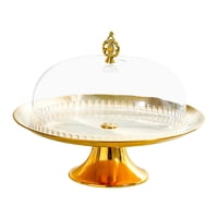 Bothyi - Soporte Para Pasteles Redondo A Prueba De Polvo Con Cubierta De Cúpula Para Galletas De Postre De Regalo Navideño 30 Cm