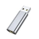 thumbnail image 2 of Adaptador De Conector De Audio USB A 3,5 Mm Tarjeta De Sonido Externa Para Auriculares Computadoras De Escritorio PC, 2 of 5