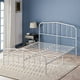 thumbnail image 4 of Base de cama de metal blanca HEIDI Zinus 1 plaza 90x190x30cm, 4 of 7