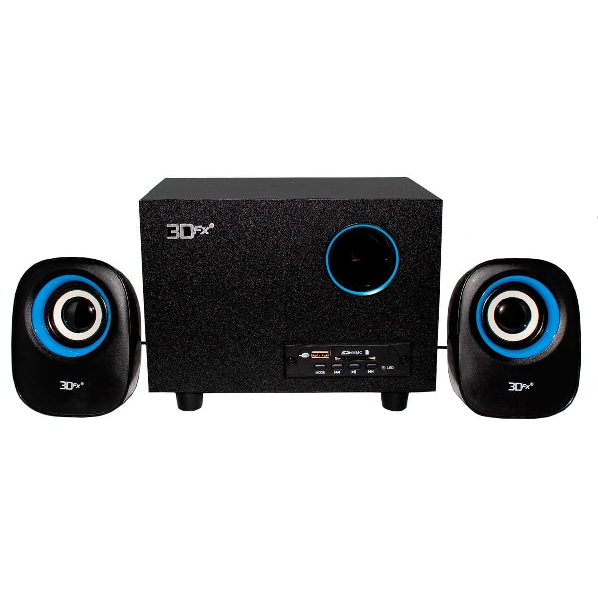 Parlantes Activos 2.1 3dfx Atomix