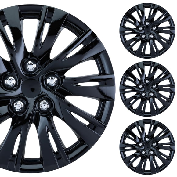 Tapa de rueda PACRIM 41 cm negro brillante (paquete de 4)