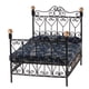 thumbnail image 2 of Cama Doble De Estilo Europeo Para Casa De Muñecas 1/12 Con Accesorios De Decoración, 2 of 3