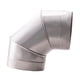 thumbnail image 2 of Codo De Estufa De 90° Conector De Tubería Accesorio Multifuncional Adaptador De Conducto De Humos Tubo De Diámetro Interior 13,5 Cm, 2 of 5