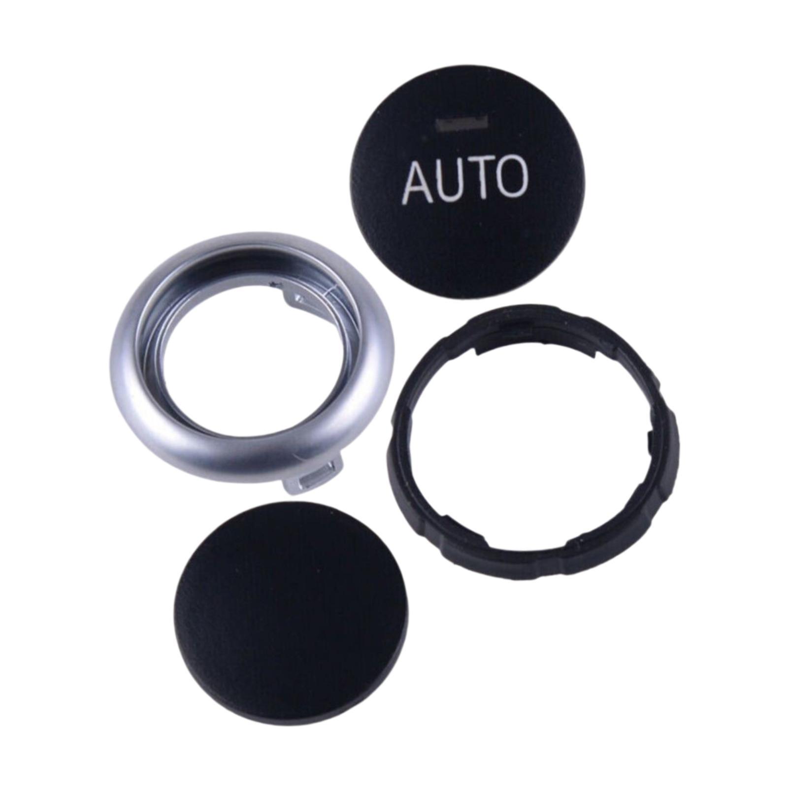 Ioensy - Botón De Perilla Del Interruptor De Control De Aire Acondicionado 61319393931 Para Bmw M5 10-16 4Pcs Set