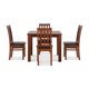 thumbnail image 4 of Comedor Ñuble Cuadrado 95X95 Cm Con 4 Sillas Caramelo-Negro, 4 of 13