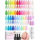 thumbnail image 1 of Set de Esmalte de Gel Beetles 25 colores – base y capa superior, 1 of 7