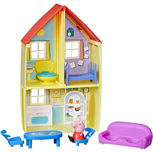 Peppa Pig Set Casa Familiar con Figura y Accesorios