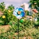thumbnail image 2 of Molinillo de Viento Viveta Flor Azul 73 cm Metal Jardín, 2 of 3