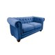 thumbnail image 2 of Sofá Florencia 2C Tela Velvet Azul Petróleo, 2 of 4