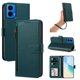 thumbnail image 1 of Funda con Billetera para [Motorola Moto G34 5G] con Bolsillo Zipper y Tarjetero Verde pavo real, 1 of 6