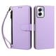 thumbnail image 1 of Funda Tipo Billetera para Motorola Moto G Power 5G 2024 con Soporte y Bolsillo con Cierre Morado, 1 of 1