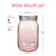 thumbnail image 2 of Frascos de vidrio Amzcku de 32 oz, color rosa, paquete de 6, boca ancha, 2 of 7
