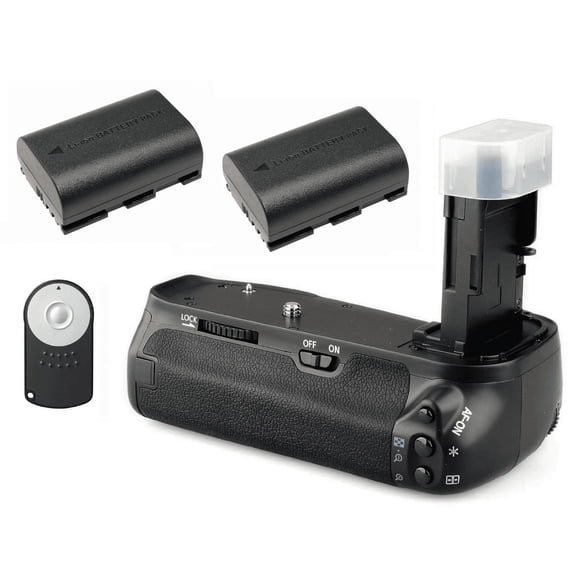 Battery Grip Canon 6d Alternativo + 2 Baterías + Control Remot