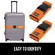thumbnail image 4 of Correas de equipaje Gorilla Grip Heavy Duty, paquete de 4, ajustables, 4 of 9