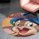 thumbnail image 4 of Un Cuento Americano / Fievel y el Nuevo Mundo Alfombra Redonda de Felpa Coral, Antideslizante, No Desprende Pelusas, Lavable y Duradera para Salón, Dormitorio y Habitación de Niños 60cm, 4 of 6