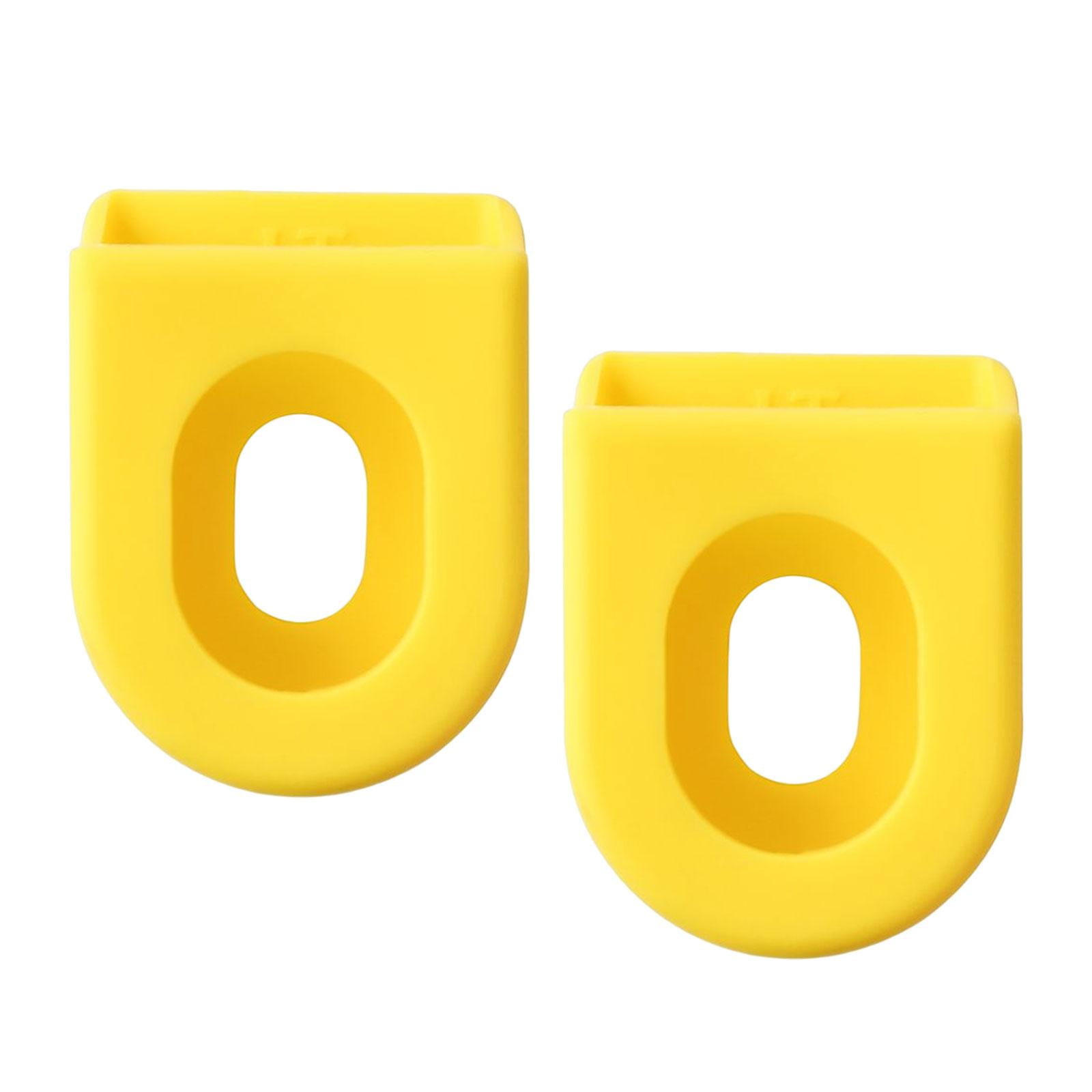 Magideal - Conjunto De 2 Mangas De Protección Para Brazos De Bicicleta De Montaña, Cubiertas Resistentes Al Impacto, Botas De Brazo Para Ciclismo Amarillo