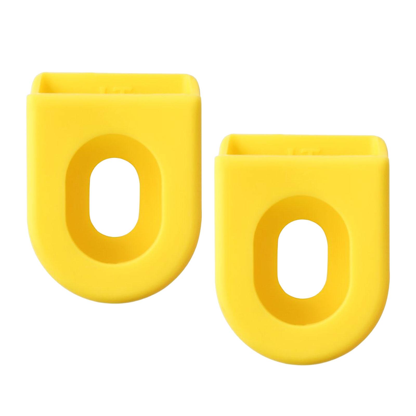 Magideal - Conjunto De 2 Mangas De Protección Para Brazos De Bicicleta De Montaña, Cubiertas Resistentes Al Impacto, Botas De Brazo Para Ciclismo Amarillo