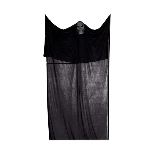 Decoraciones De Halloween Para Colgar Al Aire Libre, Bandera Fantasma Para Exteriores, Accesorio Para Fotos, Efecto De Sonido Ligero