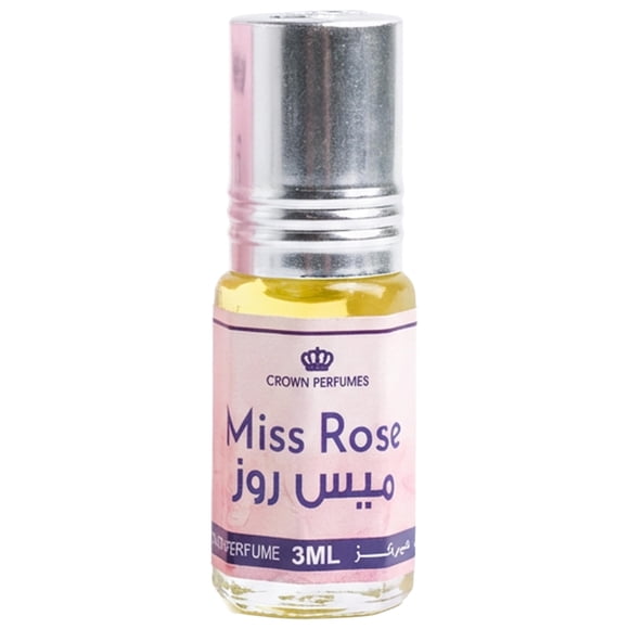 Perfume en aceite Al-Rehab Miss Rose floral y especiado 3 ml