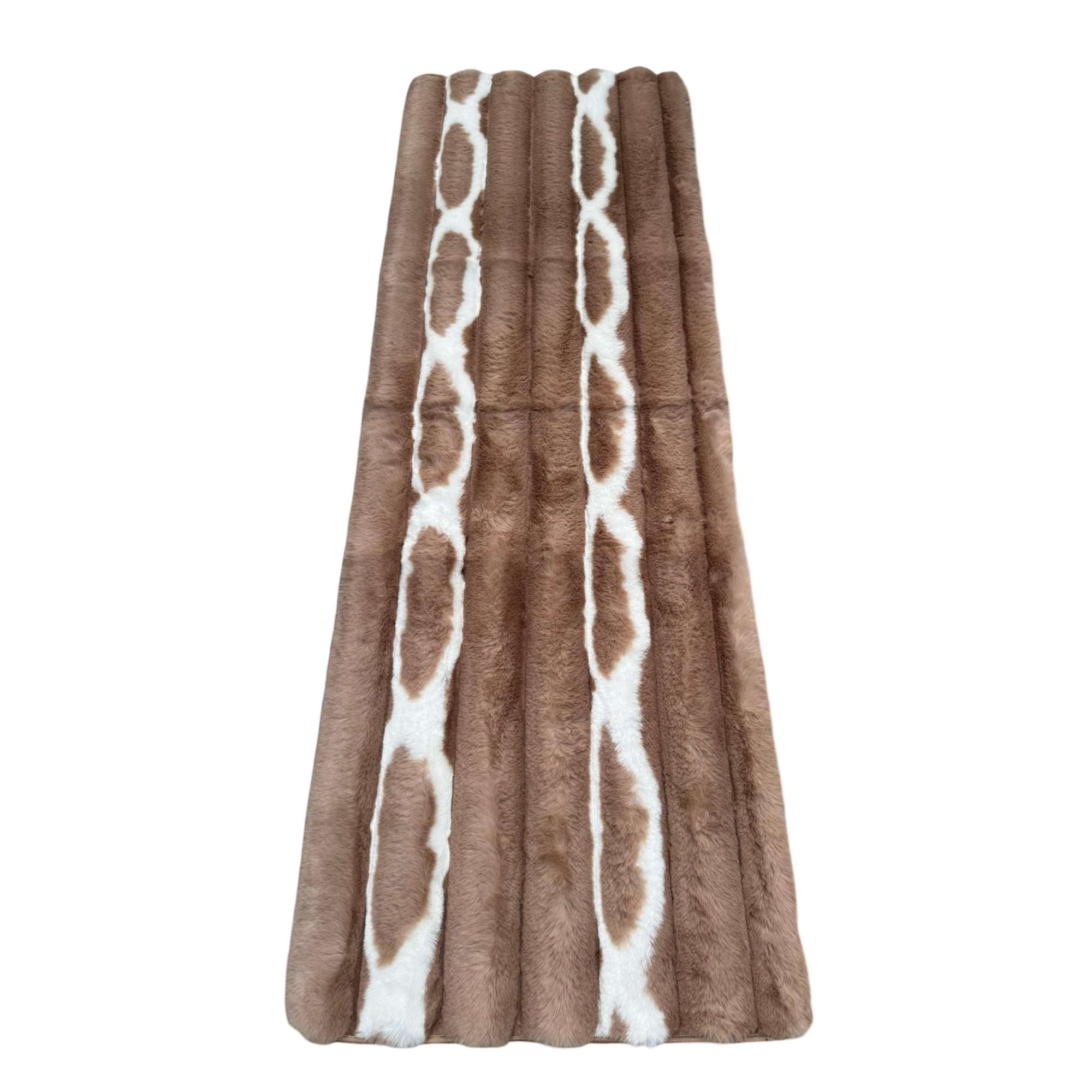 Tengfei - Alfombra Piel De Conejo Extra Suave