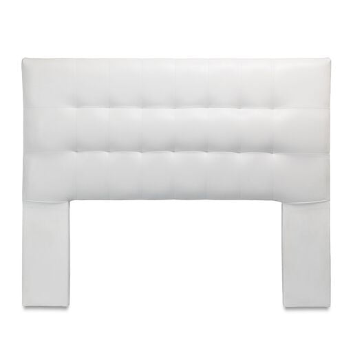 Dec-hogar - Respaldo De Cama 2 Plazas Manarola Pu Blanco