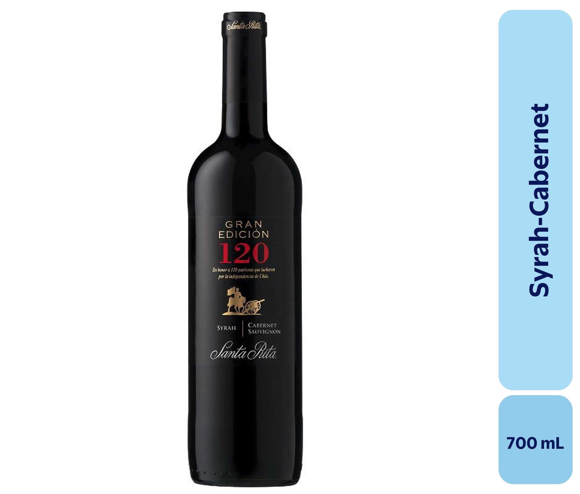 Vino Syrah-cabernet 700 mL Gran Edicion