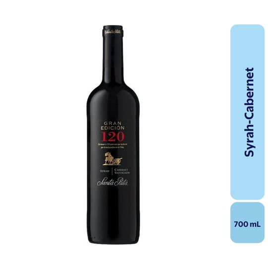 Vino Syrah-cabernet 700 mL Gran Edicion